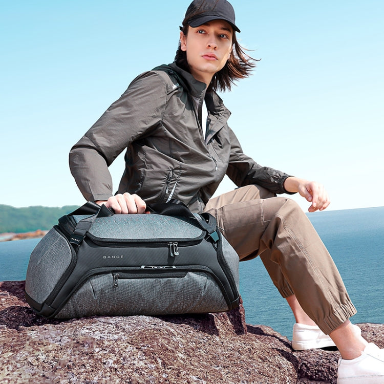 Bange BG-7561 Wet and Dry Separation Fitness Travel Bag for Men / Women, Size: 52 x 24 x 22cm(Grey) Eurekaonline