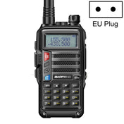 Baofeng BF-UV5R Plus S9 FM Interphone Handheld Walkie Talkie, EU Plug(Black) Eurekaonline