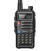 Baofeng BF-UV5R Plus S9 FM Interphone Handheld Walkie Talkie, US Plug (Black) Eurekaonline