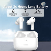 Baseus SIMU S2 ANC True Wireless Earphones with Charging Case(White) Eurekaonline