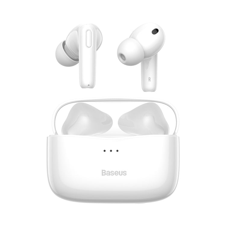 Baseus SIMU S2 ANC True Wireless Earphones with Charging Case(White) Eurekaonline