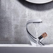 Basin Waterfall Type Hot & Cold Water All-Copper Faucet Bathroom Sanitary Ware (Electroplating Gold) Eurekaonline
