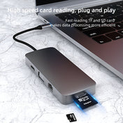 Basix BL10V 10 in 1 USB-C / Type-C to RJ45 + VGA + HDMI + 3.5mm AUX + SD / TF Card Slot + PD USB-C / Type-C + USB 3.0 + 2 USB 2.0 Ports Docking Station HUB Eurekaonline