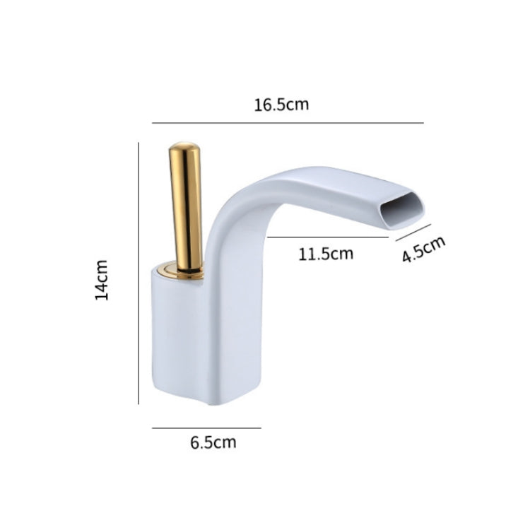 Bathroom All Copper Basin Hot And Cold Water Faucet, Specification: Black Gold Eurekaonline