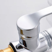 Bathroom Hot Cold Water Faucet Wine Glass Waterfall Faucet(Transparent) Eurekaonline