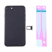 Battery Back Cover Assembly with Card Tray for iPhone 7 (Black) Eurekaonline
