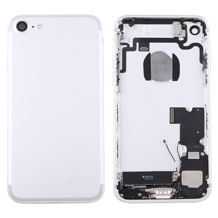Battery Back Cover Assembly with Card Tray for iPhone 7(Silver) Eurekaonline