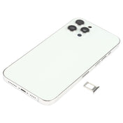 Battery Back Cover Assembly (with Side Keys & Speaker Ringer Buzzer & Motor & Camera Lens & Card Tray & Power Button + Volume Button + Charging Port & Wireless Charging Module) for iPhone 12 Pro Max(White) Eurekaonline