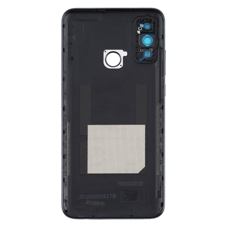 Battery Back Cover with Camera Lens Cover for Huawei P smart 2020(Black) Eurekaonline