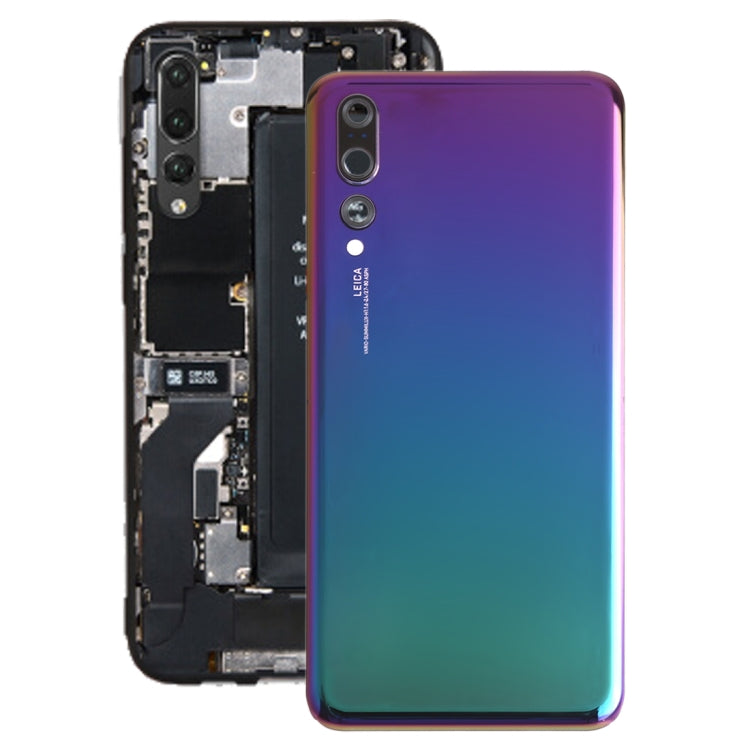 Battery Back Cover with Camera Lens for Huawei P20 Pro(Twilight) Eurekaonline