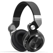 Bluedio T2+ Turbine Wireless Bluetooth 4.1 Stereo Headphones Headset with Mic & Micro SD Card Slot & FM Radio, For iPhone, Samsung, Huawei, Xiaomi, HTC and Other Smartphones, All Audio Devices(Black) Eurekaonline