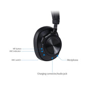 Bluedio T6 Bluetooth Version 5.0 Headset Bluetooth Headset(Black) Eurekaonline