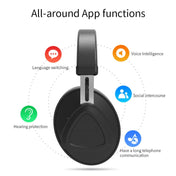Bluedio TMS Bluetooth Version 5.0 Headset Bluetooth Headset Can Connect Cloud Data to APP(Black) Eurekaonline