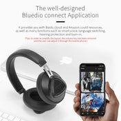 Bluedio TMS Bluetooth Version 5.0 Headset Bluetooth Headset Can Connect Cloud Data to APP(Red) Eurekaonline