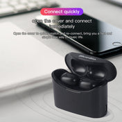 Bluedio TWS T-elf Bluetooth Version 5.0 In-Ear Bluetooth Headset with Headphone Charging Cabin(Black) Eurekaonline