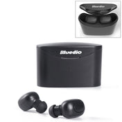 Bluedio TWS T-elf Bluetooth Version 5.0 In-Ear Bluetooth Headset with Headphone Charging Cabin(Black) Eurekaonline