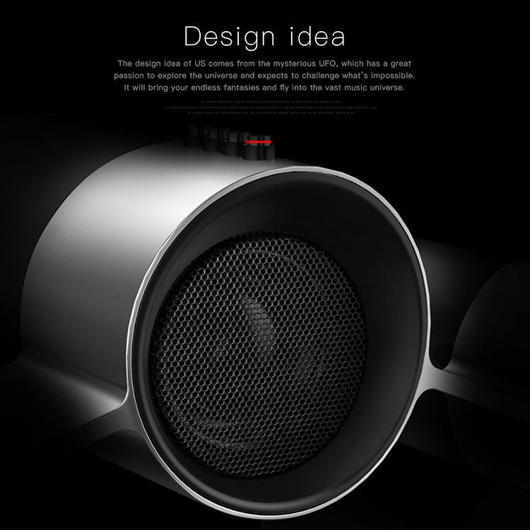 Bluedio US Wireless Bluetooth Satellite Speaker System with Mic(Black) Eurekaonline