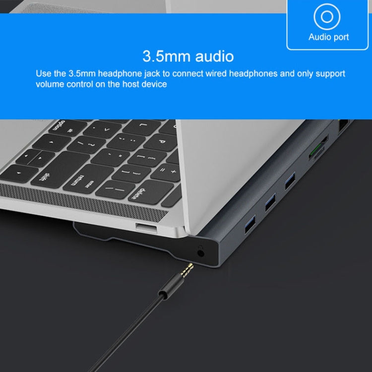 Blueendless 11 In 1 Multi-function Type-C / USB-C HUB Expansion Dock Eurekaonline