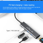 Blueendless 4 In 1 Multi-function Type-C / USB-C to HDMI + PD + Dual USB 3.0 HUB Expansion Dock Eurekaonline