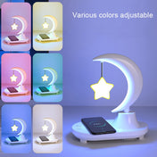 Bluetooth Speakers LED Colorful Atmosphere Night Light, Style: TB-35SW Star With Wireless Charger Eurekaonline