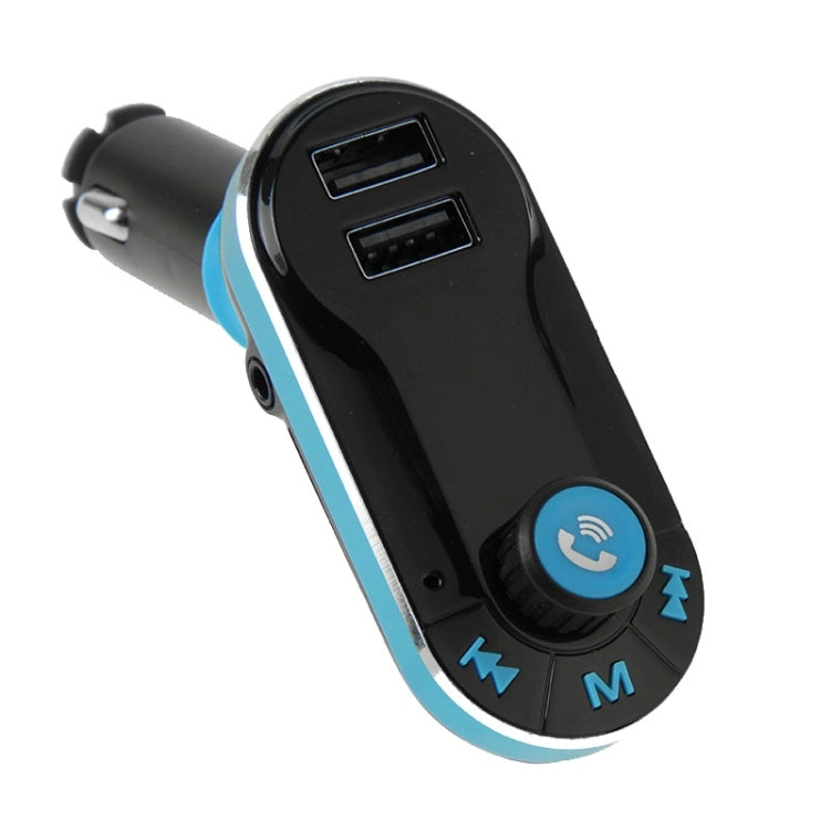 Bluetooth Tacking Handsfree Car Kit FM Transmitter with Remote Control, 2.1A Dual Car Charger, For iPhone, Galaxy, Sony, Lenovo, HTC, Huawei, and other Smartphones Eurekaonline