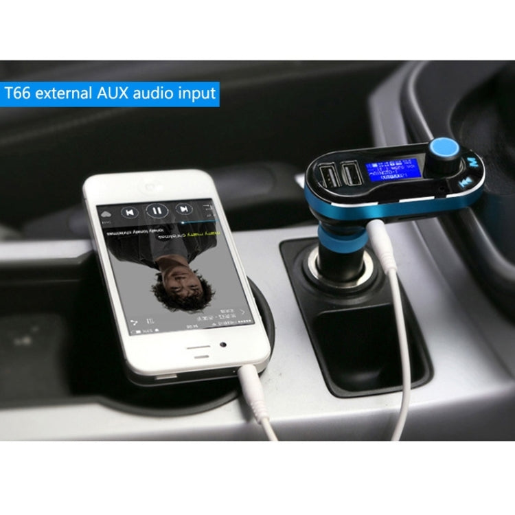 Bluetooth Tacking Handsfree Car Kit FM Transmitter with Remote Control, 2.1A Dual Car Charger, For iPhone, Galaxy, Sony, Lenovo, HTC, Huawei, and other Smartphones Eurekaonline