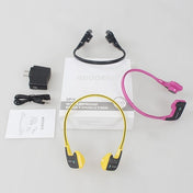 Bone Conduction Headphone Swimming Teaching Bluetooth Headphone(Yellow) Eurekaonline
