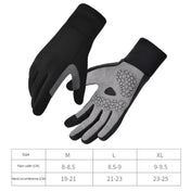 Boodun Long Finger Cycling Gloves Outdoor Sports Hiking Bike Gloves, Size: XL(Dark Grey) Eurekaonline