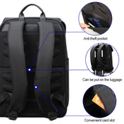 Bopai 61-00511 Travel Breathable Waterproof Anti-theft Backpack, Size: 31x19x43cm(Black) Eurekaonline