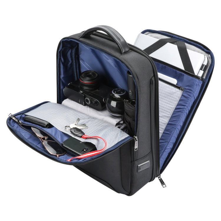 Bopai 61-120691A Waterproof Anti-theft Laptop Backpack with USB Charging Hole, Spec: Regular Version Eurekaonline