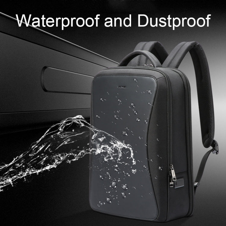 Bopai 61-120891 Multifunctional Anti-theft Laptop Business Backpack with USB Charging Hole(Black) Eurekaonline