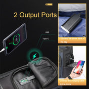 Bopai 61-121981 Multifunctional Anti-theft Laptop Business Backpack with USB Charging Hole(Navy Blue) Eurekaonline
