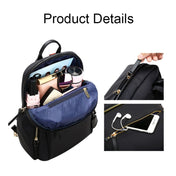Bopai 62-00121 Multifunctional Wear-resistant Anti-theft Laptop Backpack(Black) Eurekaonline