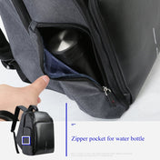 Bopai 851-010128 Business Anti-theft Waterproof Large Capacity Double Shoulder Bag,with USB Charging Port, Size: 34x19x43cm (Black) Eurekaonline