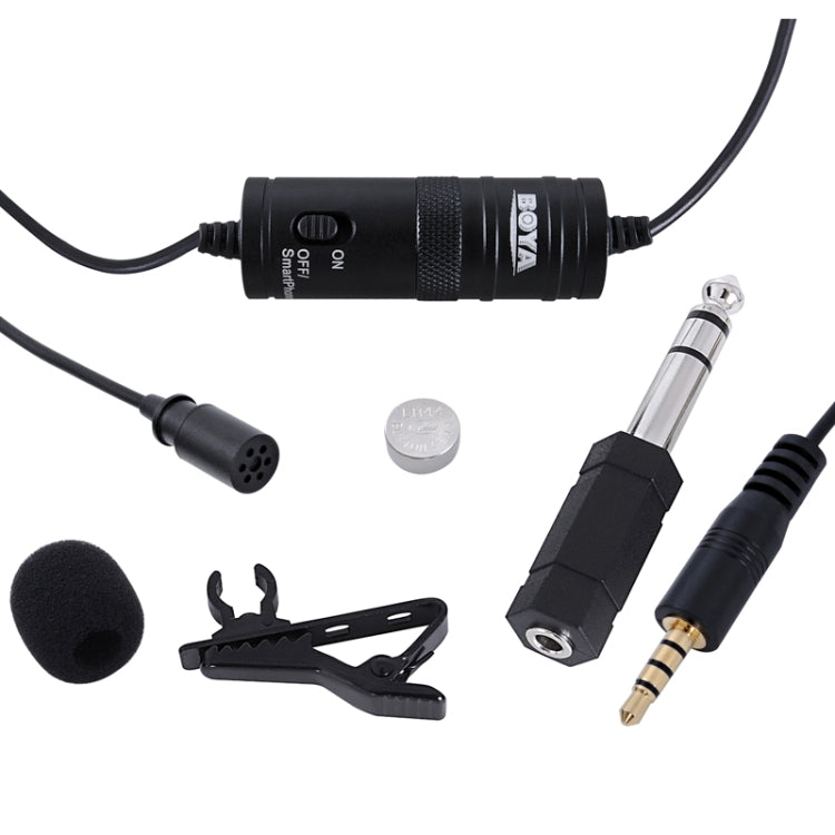 Boya BY-M1 Mini Lavalier Microphone(Black) Eurekaonline
