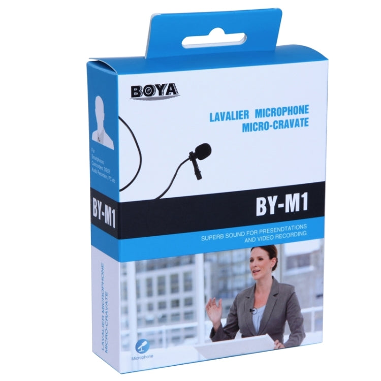 Boya BY-M1 Mini Lavalier Microphone(Black) Eurekaonline