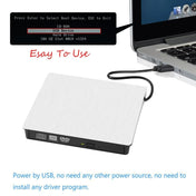 Brushed Texture USB 3.0 POP-UP Mobile External DVD-Rw DVD / CD Rewritable Drive External ODD & HDD Device Eurekaonline