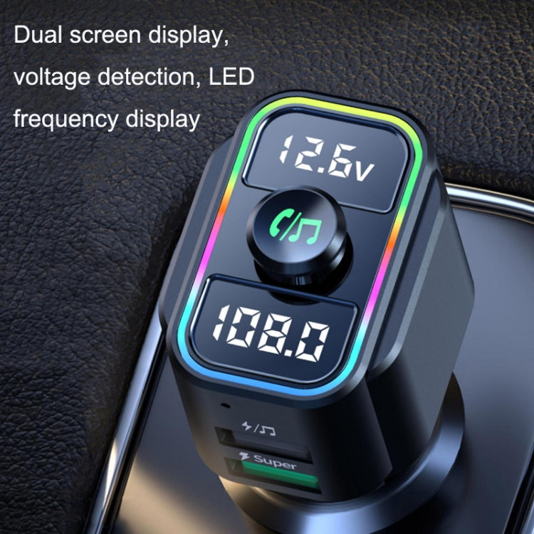 C23 Car Bluetooth MP3 Music Player Multi-Function Colorful Lights Eurekaonline