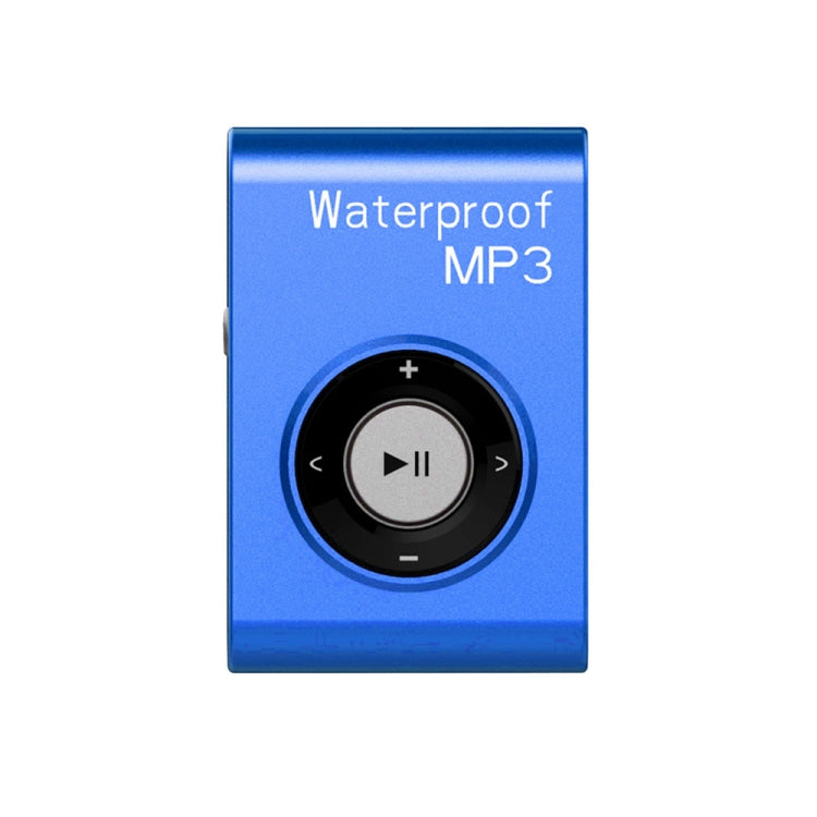 C26 IPX8 Waterproof Swimming Diving Sports MP3 Music Player with Clip & Earphone, Support FM, Memory:4GB(Blue) Eurekaonline