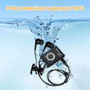 C26 IPX8 Waterproof Swimming Diving Sports MP3 Music Player with Clip & Earphone, Support FM, Memory:8GB(Blue) Eurekaonline