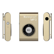 C26 IPX8 Waterproof Swimming Diving Sports MP3 Music Player with Clip & Earphone, Support FM, Memory:8GB(Gold) Eurekaonline