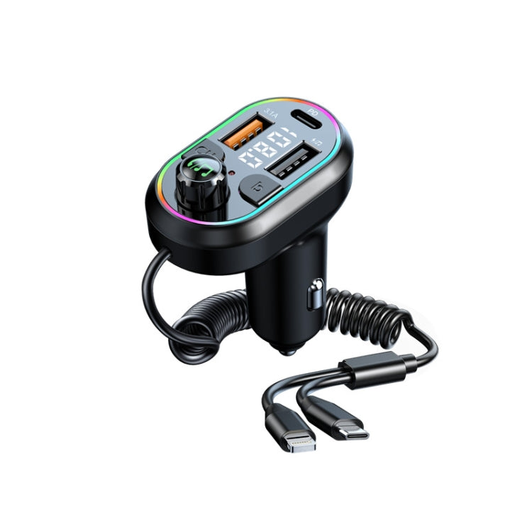 C29 Car Bluetooth 5.0 FM Transmitter  Car MP3 Player Fast Charge U Disk Lossless Music Player Eurekaonline