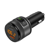 C57 QC3.0 Wireless FM Transmitter Fast Car Charger Bluetooth 5.0 Hands-free Car Modulator USB Flash Memory MP3 Player Eurekaonline