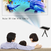 C6 2G+16G Android Smart DLP HD Projector Mini Wireless Projector， EU Plug (Black) Eurekaonline