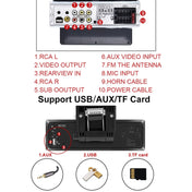 C800 9.5 Inch MP5 Single Butt Carplay Player, Style: Standard+12 Light Camera Eurekaonline