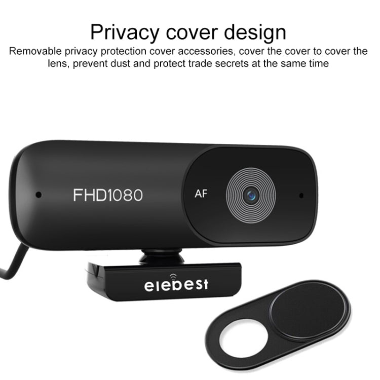 C90 4K Auto Focus HD Computer Camera Webcam(Black) Eurekaonline