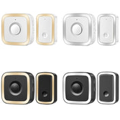 CACAZI A58 1 For 1 Smart Wireless Doorbell without Battery, Plug:EU Plug(Gold) Eurekaonline