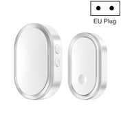CACAZI A99 Home Smart Remote Control Doorbell Elderly Pager, Style:EU Plug(Silver) Eurekaonline
