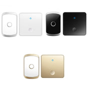 CACAZI FA50 1 For 1 Push-button Self-generating Wireless Doorbell, Plug:EU Plug(White) Eurekaonline