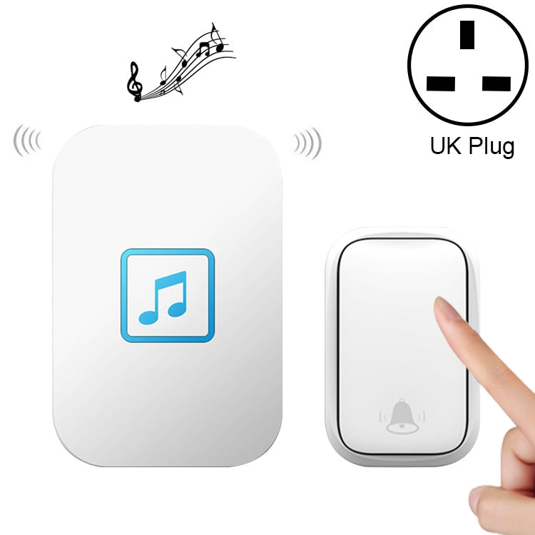 CACAZI FA86 Self-Powered Smart Home Wireless Doorbell, UK Plug(White) Eurekaonline
